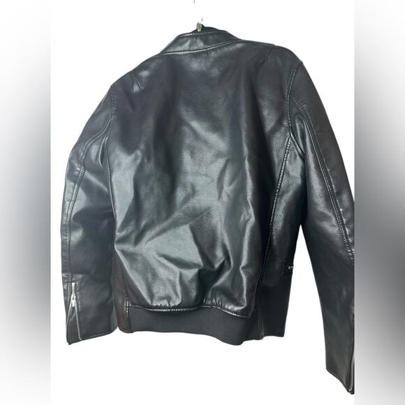 Zara Man Leather Jacket XL - Picture 2 of 7
